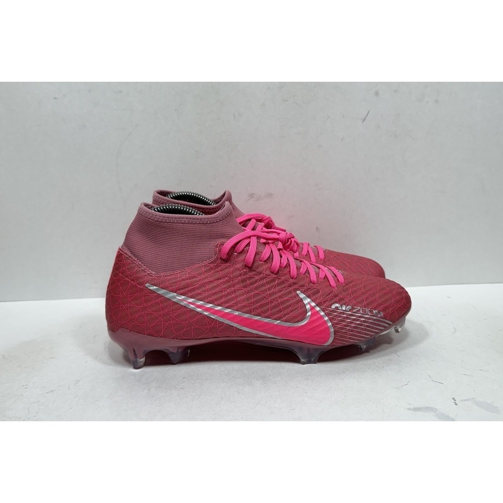 Nike By You Mercurial Superfly 9 Pink Mens Size 7 Cleats dx3346-900 Shoes